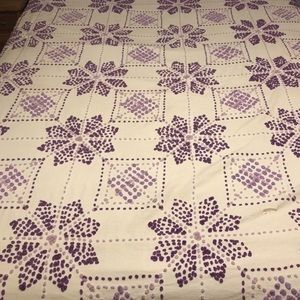 Vintage Hand Embroidered Tapestry Sheet - King